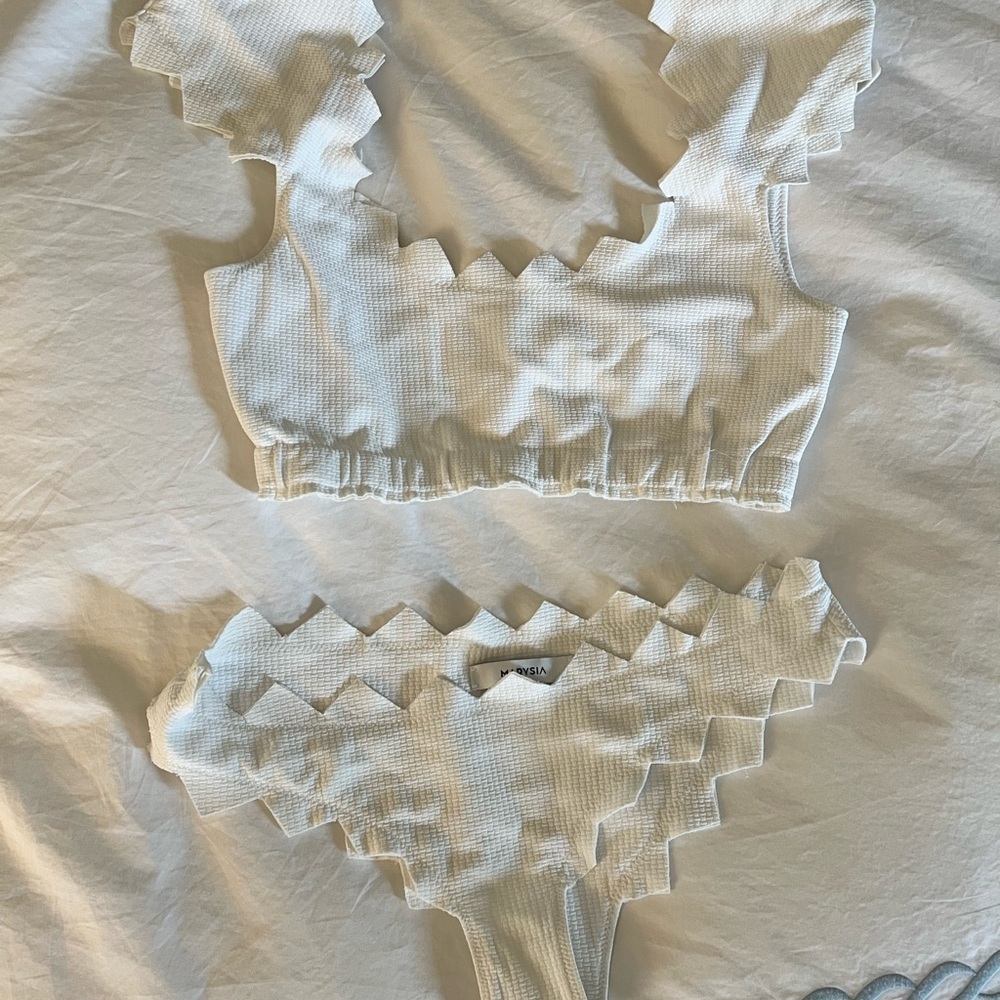 Marysia white bikini set